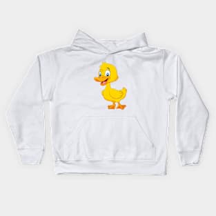 funny duck Kids Hoodie